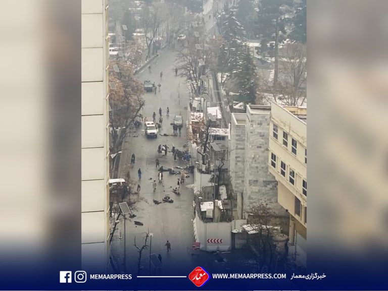 حمله-انتحاری-به-وزارت-خارجه-طالبان-در-کابل-768x577