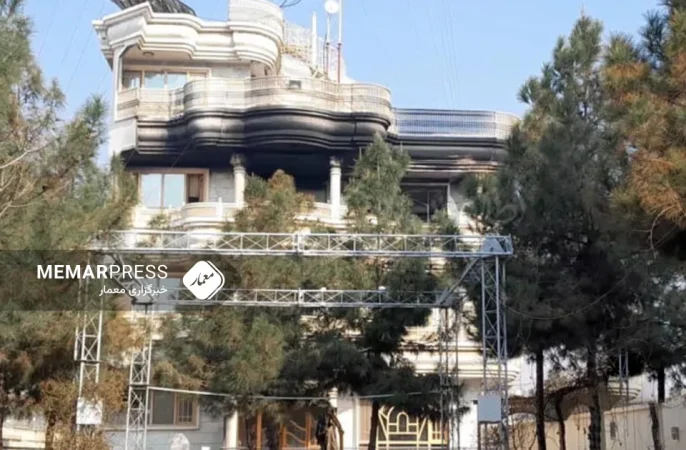 آتش سوزی در ساختمان «تلویزیون پیکان» و «رادیو نهاد» در شهر مزار شریف