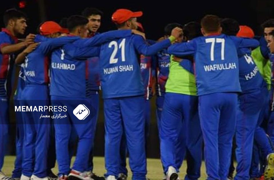 د افغانستان د کرکټ تنکیو ځوانو لوبډلې د ۳ اړخیزې لوبلړۍ پایلوبې ته لار پيدا کړه