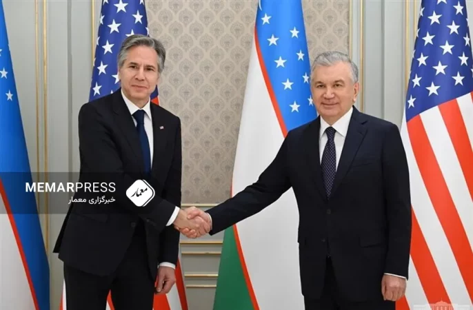 گفتگوی رییس جمهور اوزبکستان با وزیر خارجه امریکا در مورد افغانستان 