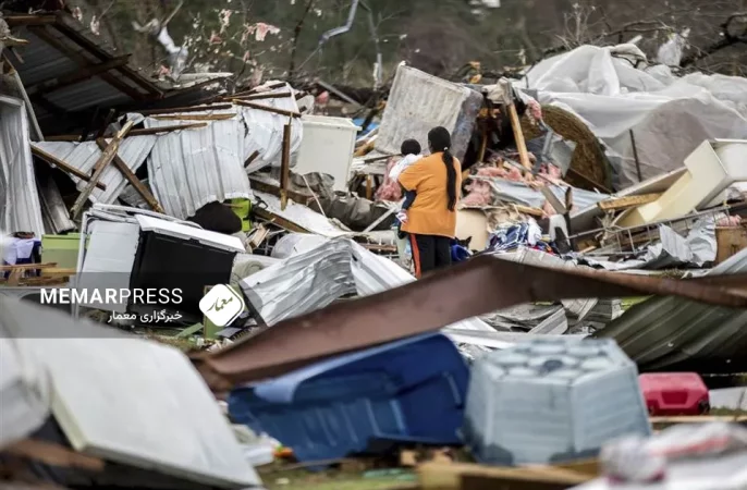 امریکا و اعلام وضعیت اضطراری برای رسیدگی به طوفان در می‌سی‌سی‌پی؛ شمار تلفات به 26 نفر رسید