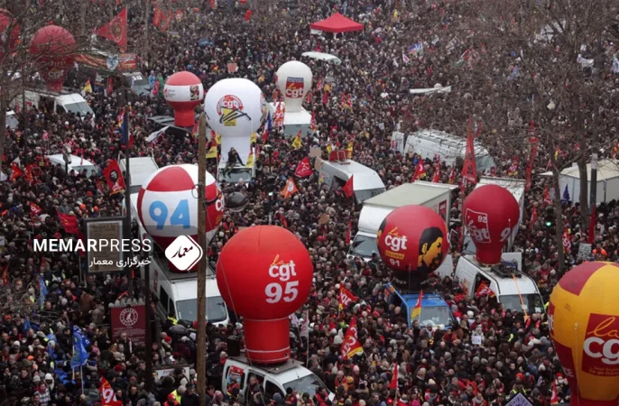 اعتصابات و اعتراضات سراسری مردم در فرانسه علیه دولت مکرون