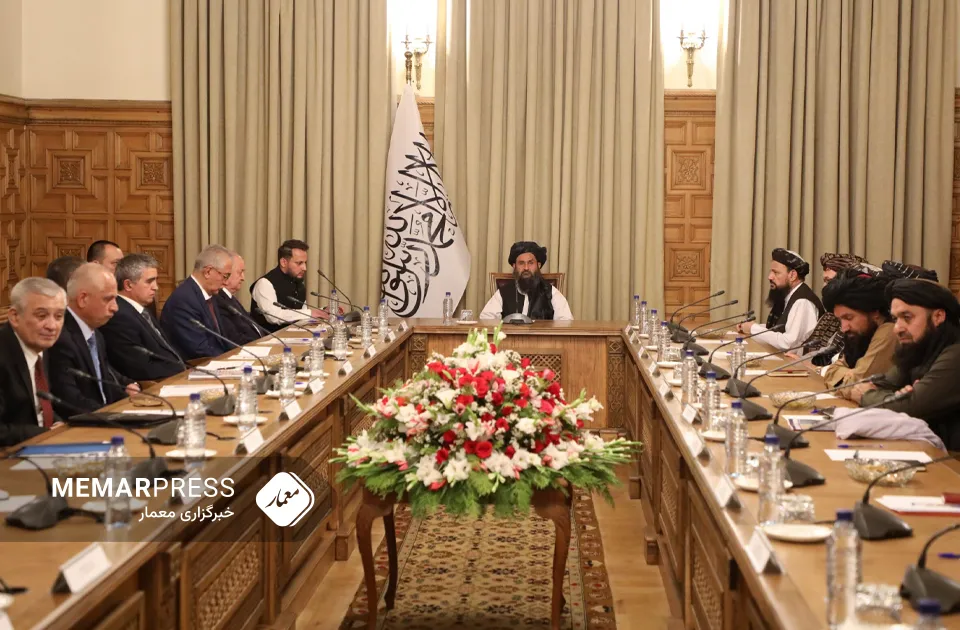 هیئت اوزبکستانی در دیدار با ملابرادر خواستار حقابه از دریای آمو شد