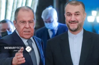 دیدار و گفتگوی وزرای امور خارجه روسیه و ایران در مسکو