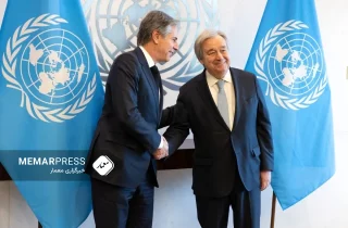 دیدار و گفتگوی بلینکن و گوترش درباره ممنوعیت کار زنان در سازمان ملل در افغانستان