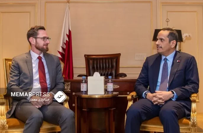 دیدار و گفتگوی توماس وست با نخست‌وزیر قطر در مورد افغانستان