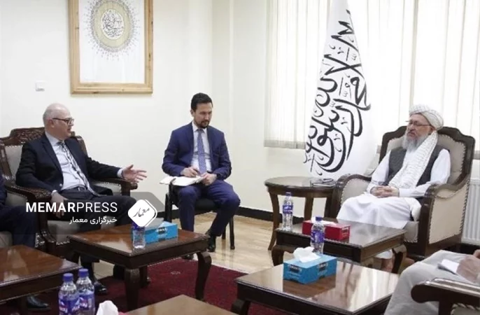 حنفی در دیدار با سفیر ترکیه: افغانستان خواستار توسعه روابط با جامعه جهانی است