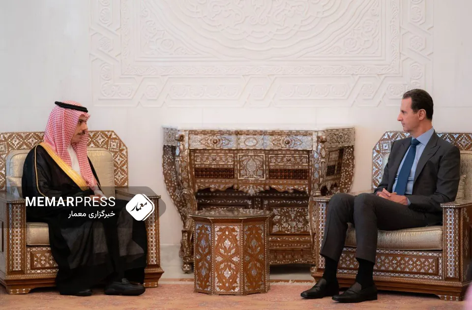 دیدار-وزیر-خارجه-عربستان-با-بشار-اسد-در-دمشق-