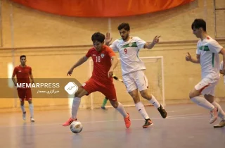 شکست تیم فوتسال زیر 20 سال افغانستان مقابل ایران