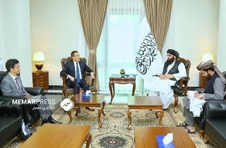دیدار و گفتگوی سفیر جاپان با امیرخان متقی