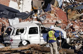 جان باختن دستکم ۲۶ نفر در گردباد در آمریکا