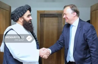 دیدیار و گفتگوی امیرخان متقی با شارژدافیر ناروی در کابل