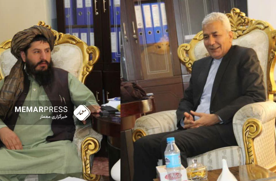 د بادغیس والي د ایران د قونسلګرۍ له مسوولینو سره وکتل