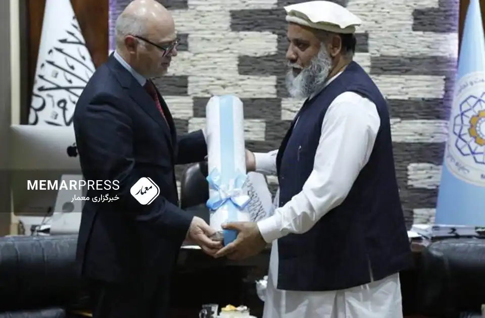 د ترکیې له سفیر سره په کتنه کې د سوداګرۍ وزیر د سوداګریزو اړیکو پر پراختیا ټینګار وکړ