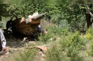 وزارت دفاع طالبان: در سقوط چرخبال در سمنگان دو خلبان کشته شدند