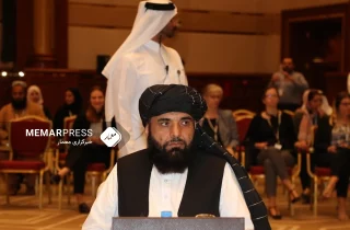 دیدار سهیل شاهین با نمایندگان بریتانیا و چین در آستانه نشست دوحه