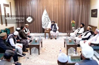 دیدار و گفتگوی مولوی عبدالکبیر با شماری از بزرگان ولایات پنجشیر و کاپیسا