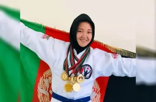 بازداشت آرزو احمدی ورزشکار افغانستانی توسط پولیس پاکستان