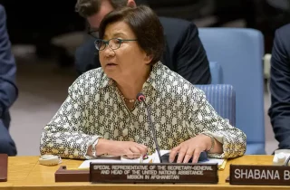 رئیس یوناما: حاکمیت افغانستان از نظر سیاسی منزوی و ترکیب دولت کاملاً پشتون و مردانه است