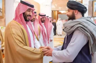 دیدار و گفتگوی محمد یعقوب مجاهد با محمد بن سلمان