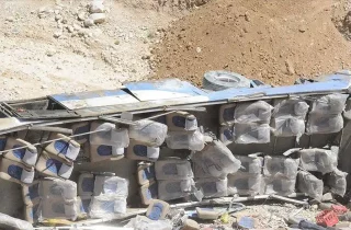 جان باختن 13 تن در پی واژگونی یک بس مسافربری در پاکستان