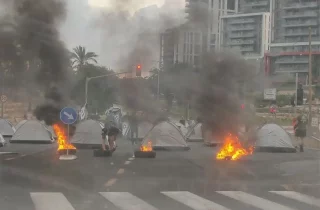 ادامه اعتراضات گسترده اسرائیلی ها تحت عنوان روز فلج کننده سراسری