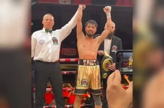 قیس خادمی، بوکسور افغانستانی صاحب کمربند قهرمانی سازمان بین‌المللی بوکس شد