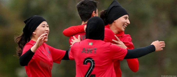 تیم فوتبال دختران 17 سال افغانستان در راه مسابقات بین‌المللی جام گوتیا