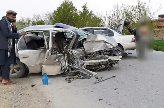 133 کشته و زخمی بر اثر حادثه های ترافیکی در روزهای عید در غزنی و پروان