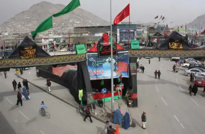 در آستانه‌ی ماه محرم برافراشتن پرچم‌های محرمی در افغانستان ممنوع شد
