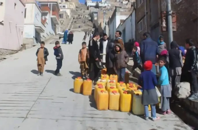 عدم دسترسی بیش از ۳ میلیون نفر به آب آشامیدنی در کابل