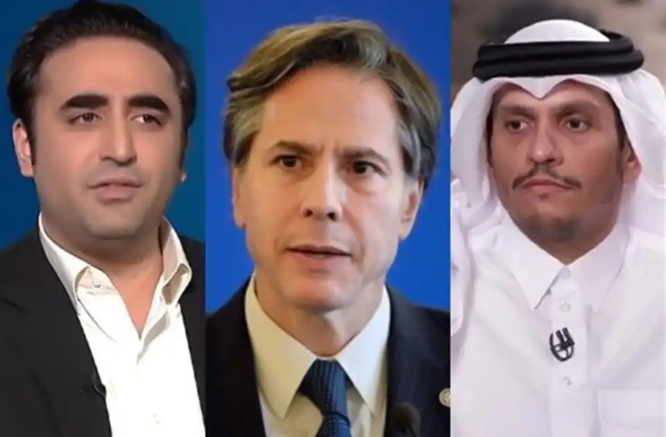 گفتگوی وزرای خارجه آمریکا، قطر و پاکستان درباره افغانستان