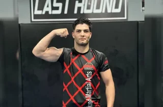 پیروزی ویس ستاری ورزشکار مبارزات آزاد افغانستان مقابل حریف لیبیایی‌