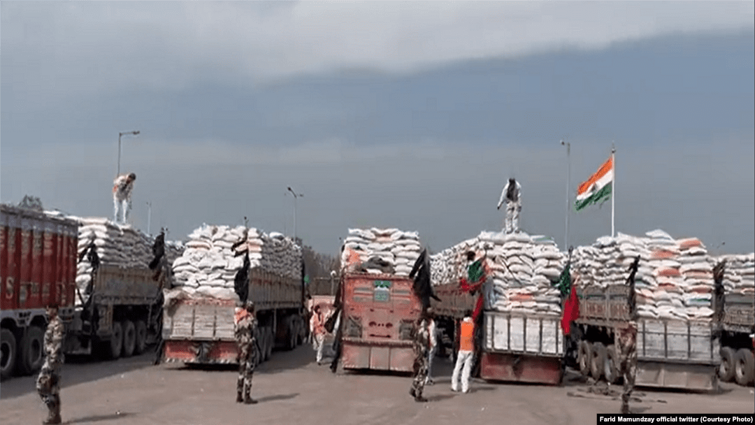 هندوستان ۲۰۰ تن دارو  و اقلام پزشکی به افغانستان ارسال کرد