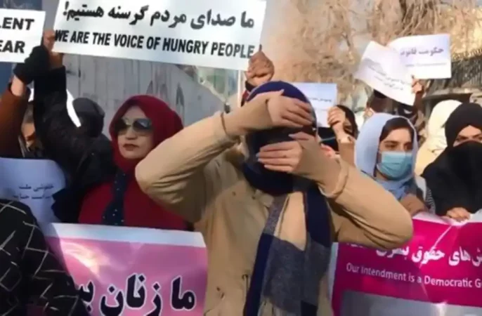 زنان معترض افغانستان: نیروهای آزادی‌خواه باید در مقابل طالبان متحد شوند