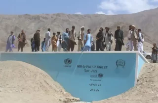 بهره‌برداری و آغاز کار ساخت یک شبکه‌ آب‌رسانی برای ۷۰۰ خانواده در ولسوالی ورسج تخار