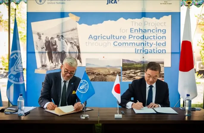 فائو با حمایت مالی ۹.۵ میلیون دالری جاپان کار ساخت پروژه بهینه‌سازی آبیاری در کنر را آغاز کرد