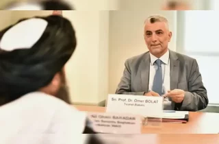 دیدار و گفتگوی معاون اقتصادی حکومت سرپرست با وزیر تجارت ترکیه