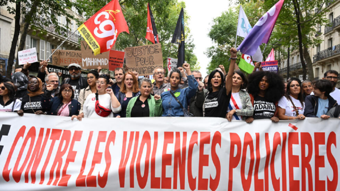 ادامه اعتراضات در فرانسه علیه نژاد پرستی