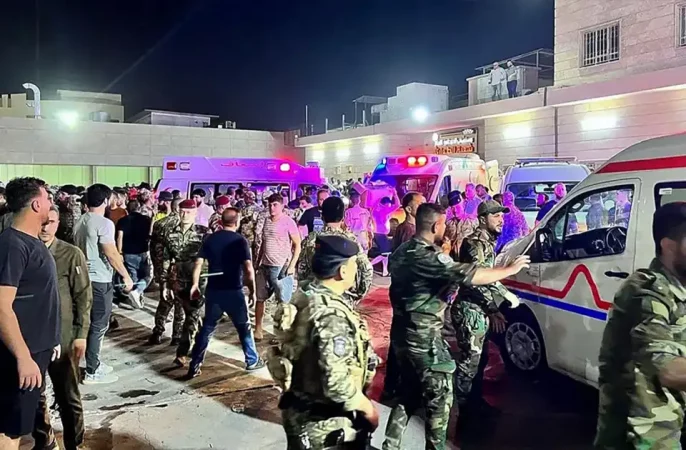 آتش‌سوزی در یک تالار عروسی در عراق، دستکم ۱۲۰کشته و بیش از ۲۰۰ مصدوم برجای گذاشت