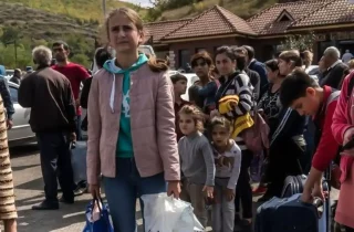 آوارگی مردم قره باغ