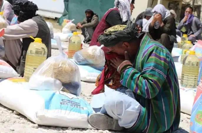 اوچا: در هفت ماه اول سال۲۰۲۳ در افغانستان به ۲۲.۶ میلیون تن کمک‌های بشردوستانه رسیده