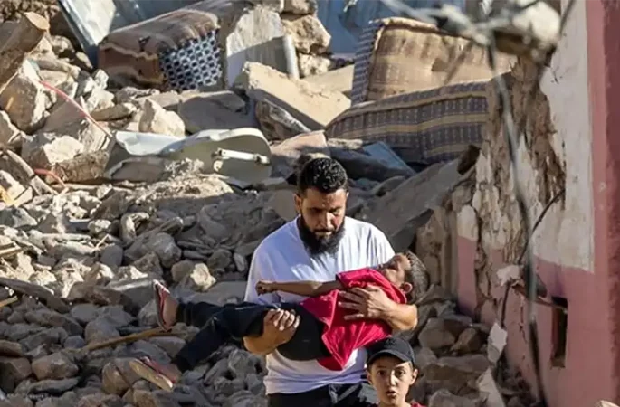 زلزله مرگبار مراکش؛ شمار قربانیان به بیش از ۵۰۰۰ کشته و زخمی رسید