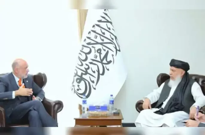 دیدار و گفتگوی معین سیاسی وزارت خارجه طالبان با رئیس یونسیف در کابل