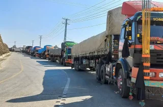 نخستین محموله چینی از تورخم وارد افغانستان شد