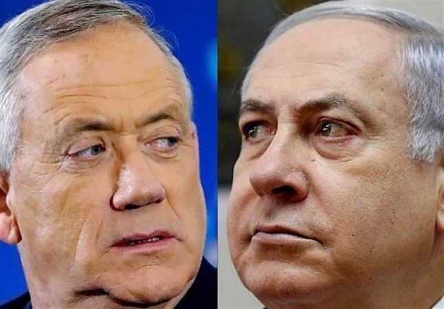 توافق نتانیاهو و گانتس برای تشکیل دولت وحدت ملی در دوران جنگ