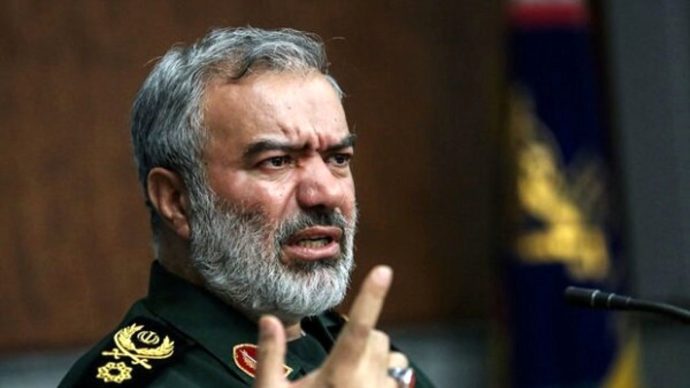 فدوی سردار سپاه ایران : در صورت نیاز حیفا را موشک باران میکنیم