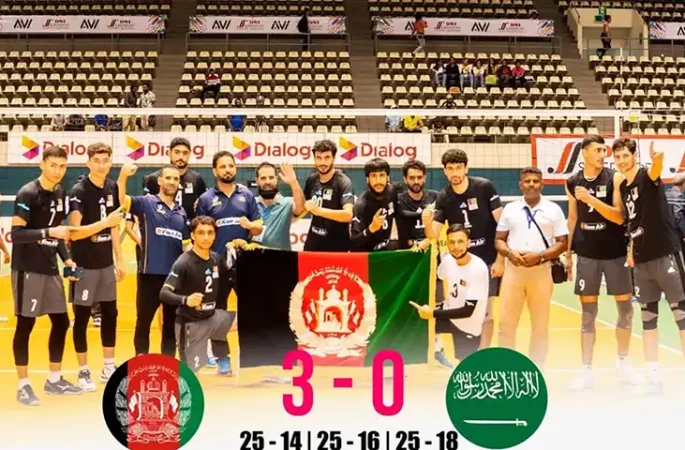 تیم ملی والیبال افغانستان به مقام سوم زون مرکز آسیا رسید