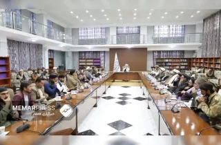 دیدار و گفتگوی معاون اداری طالبان با علما و بزرگان شیعه