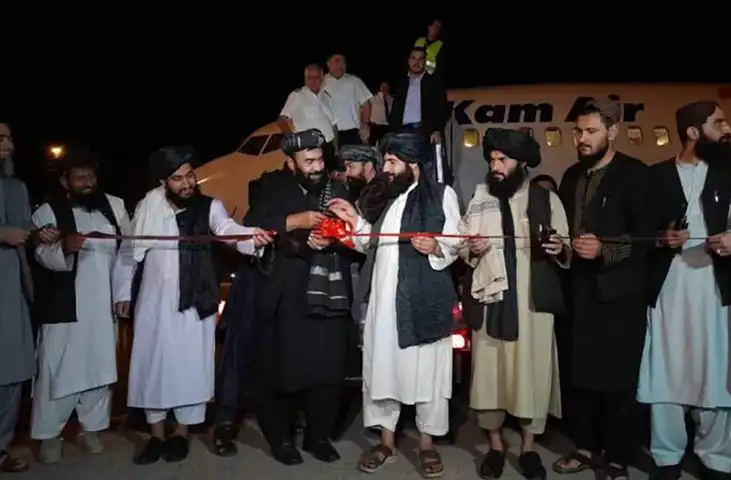 افتتاح دهلیز هوایی مزارشریف - جده